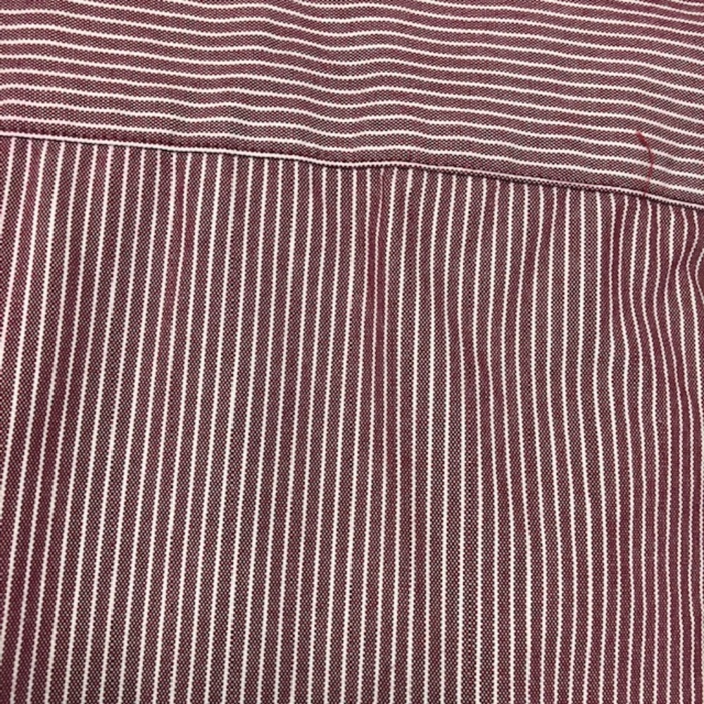 Abercrombie Mens Muscle Small Button Down Burgundy - Picture 6 of 8